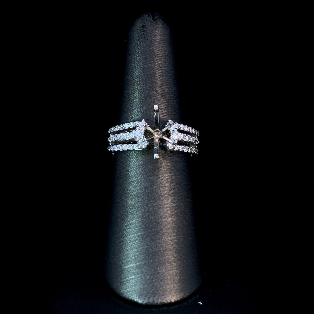 140974 - .51 ctw diamond semi mount
