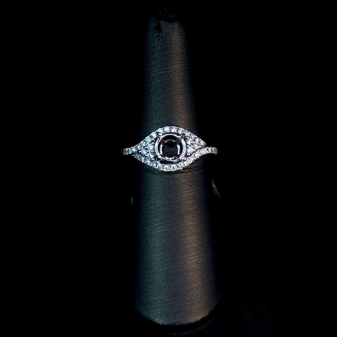 155589 - .50 ctw diamond semi mount