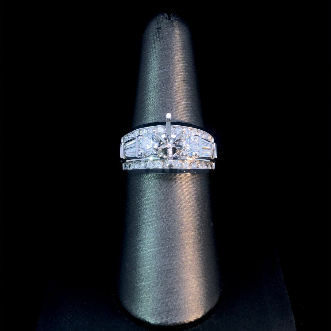 153720 - 1.50 ctw diamond semi mount