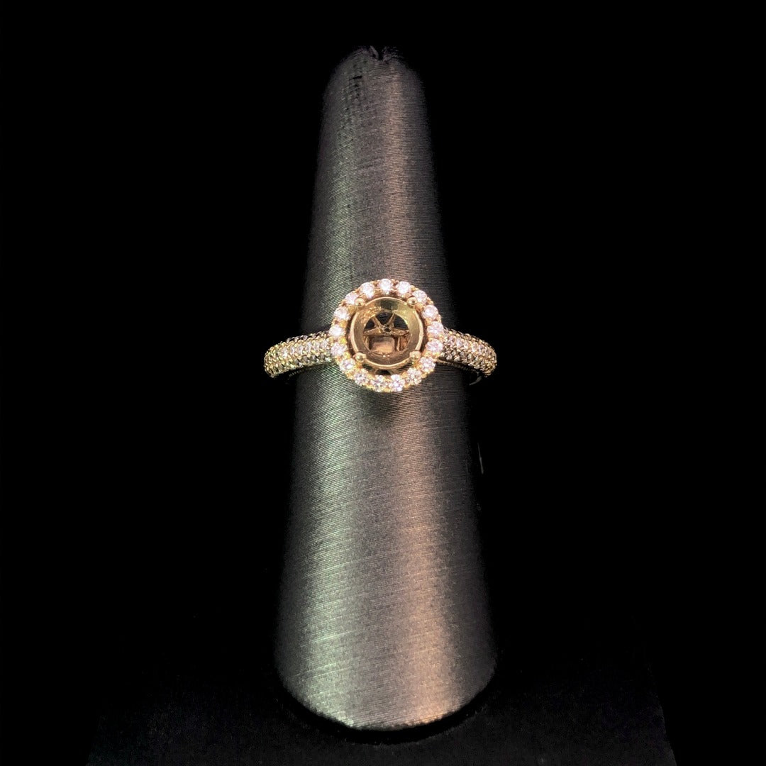157861 - .69 ctw diamond semi mount