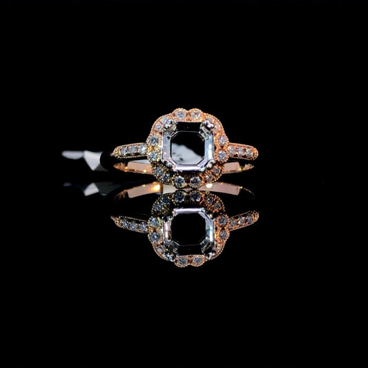 156192 - .15 ctw diamond semi mount