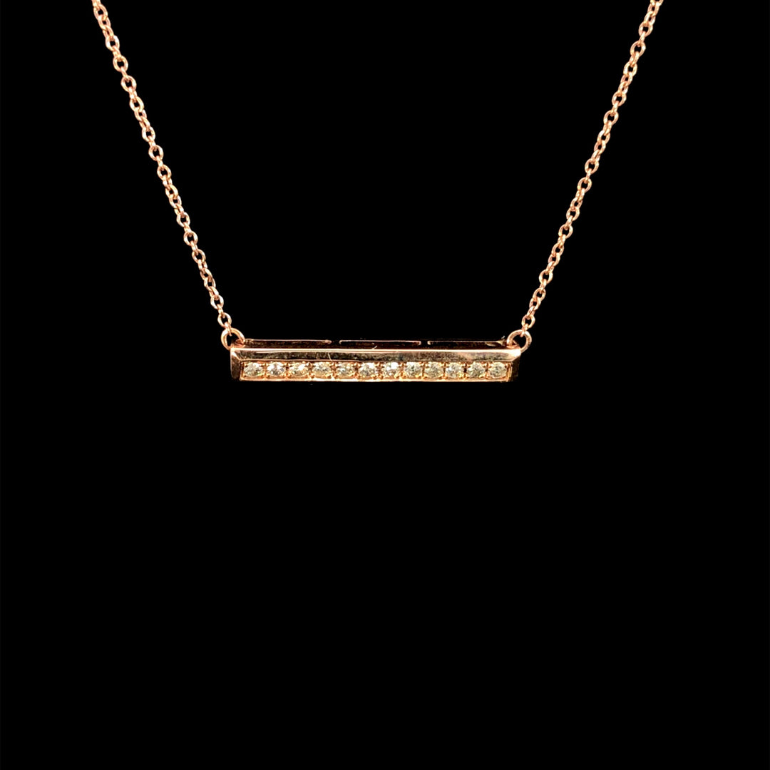 160869 - .14 ctw diamond necklace