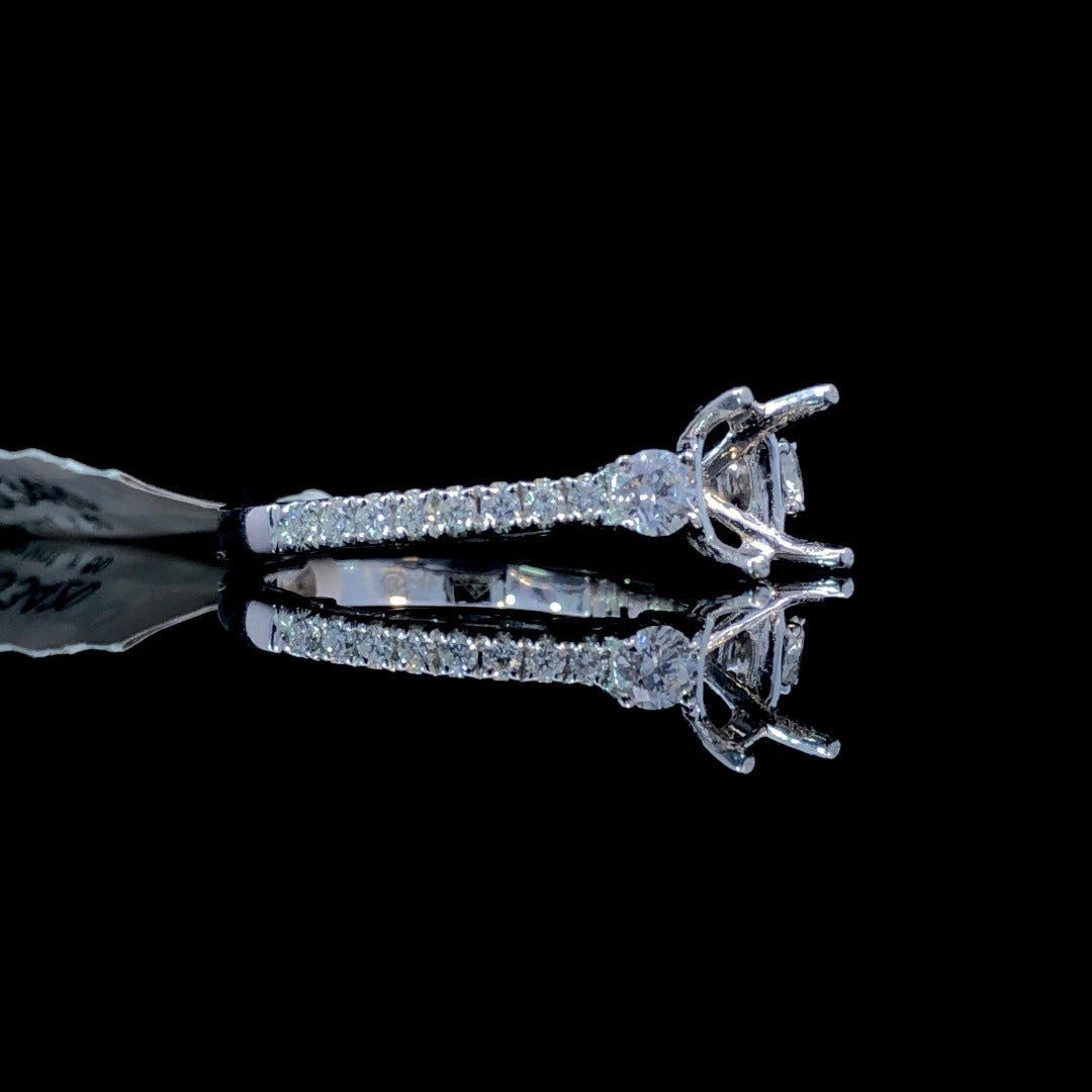 153420 - .51 ctw diamond semi mount