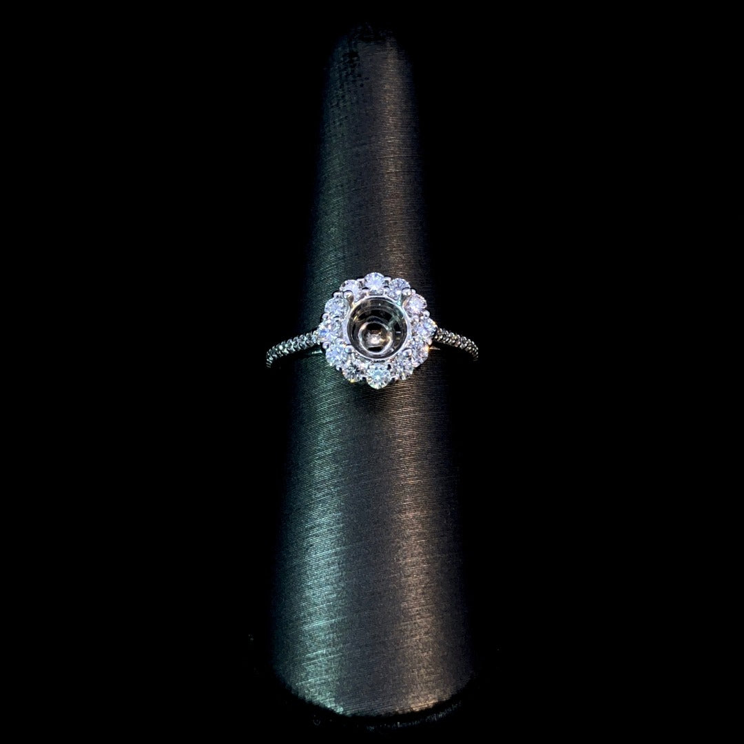 161106 - .72 ctw diamond semi mount