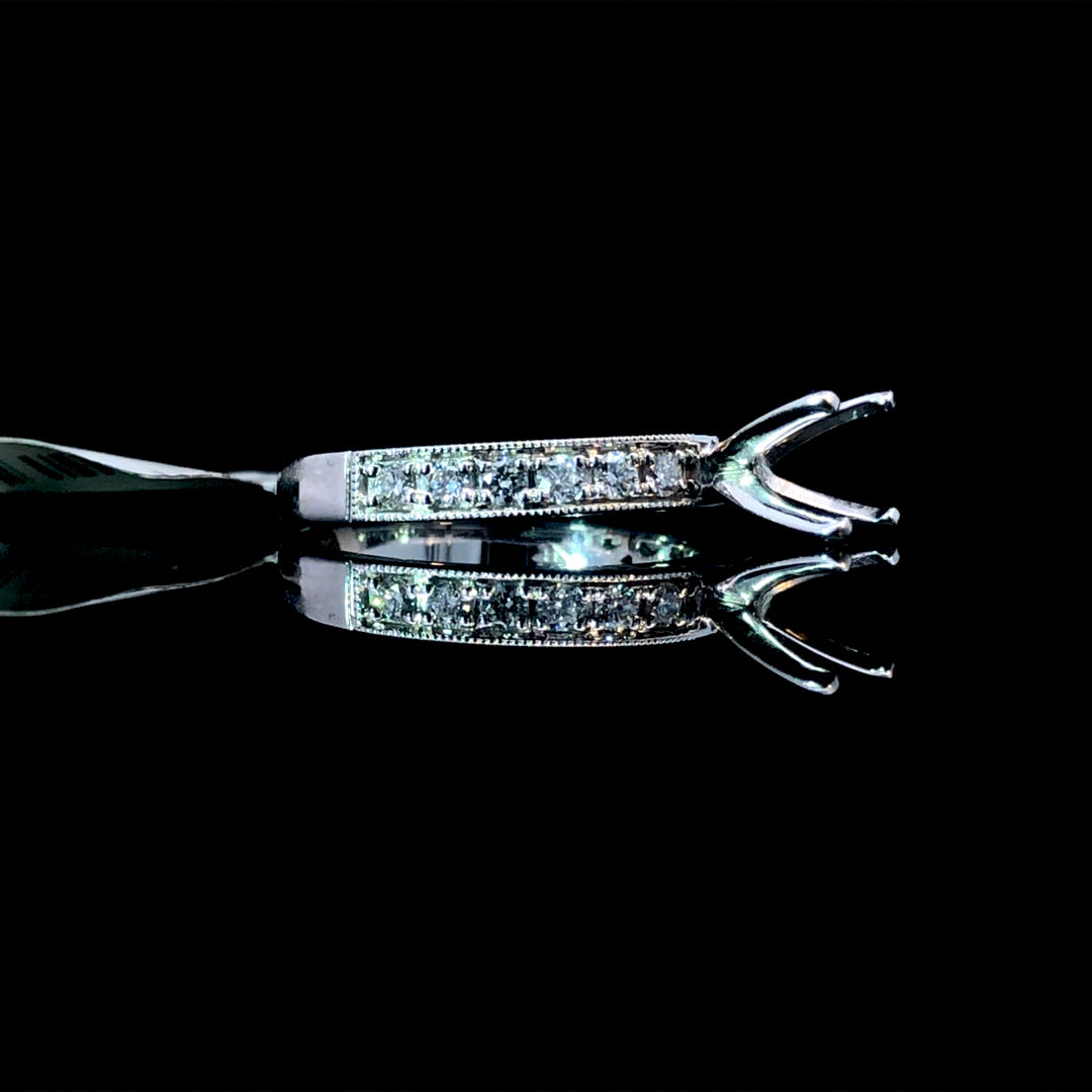 147212 - .36 ctw diamond semi mount