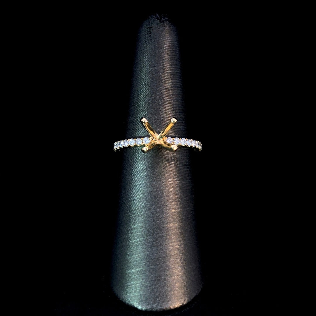 159379 - .29 ctw diamond semi mount
