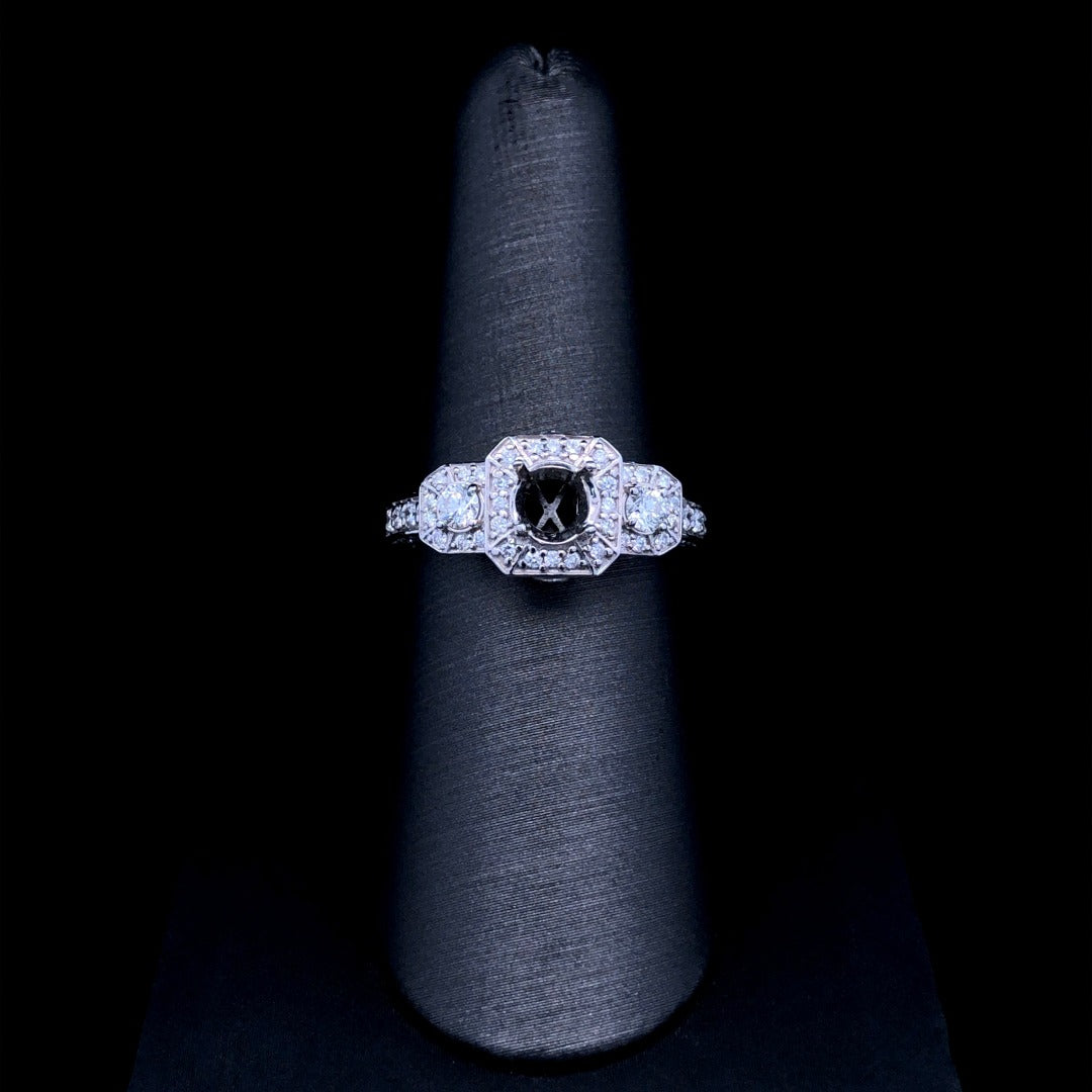 147934 - .73 ctw diamond semi mount