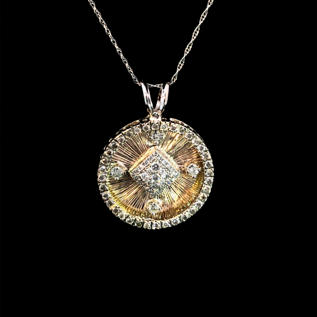 164664 - .96 ctw diamond pendant