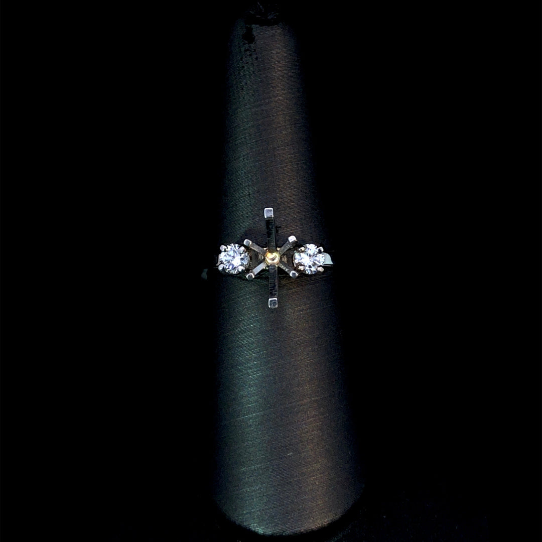 163156 - .36 ctw diamond semi mount