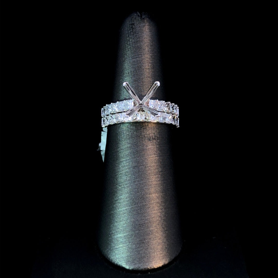156183 - .78 ctw Diamond semi mount