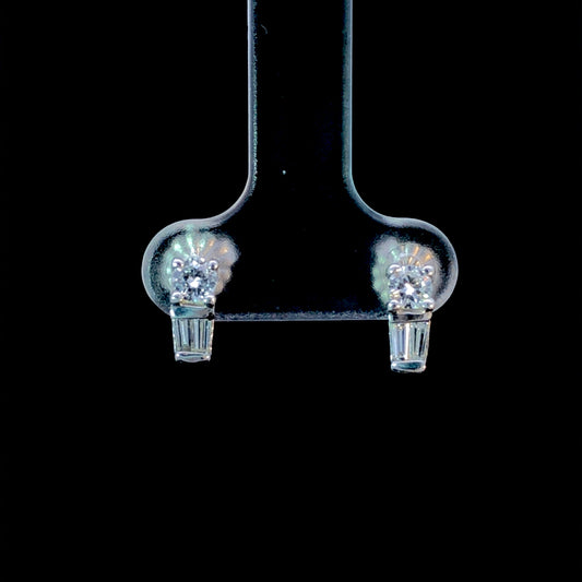 165751 - .30 ctw diamond earrings