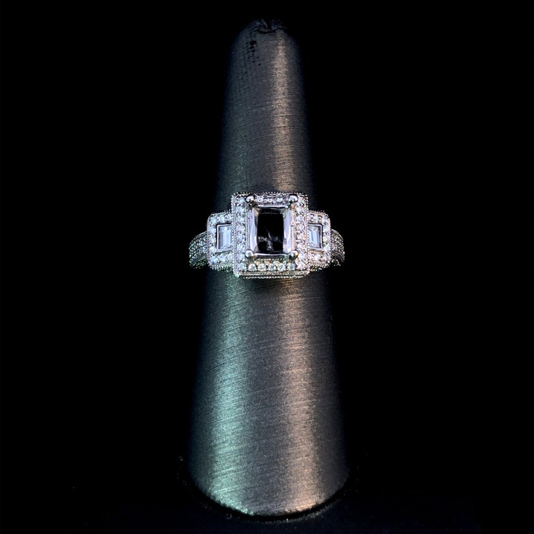 160668 - .50 ctw diamond semi mount