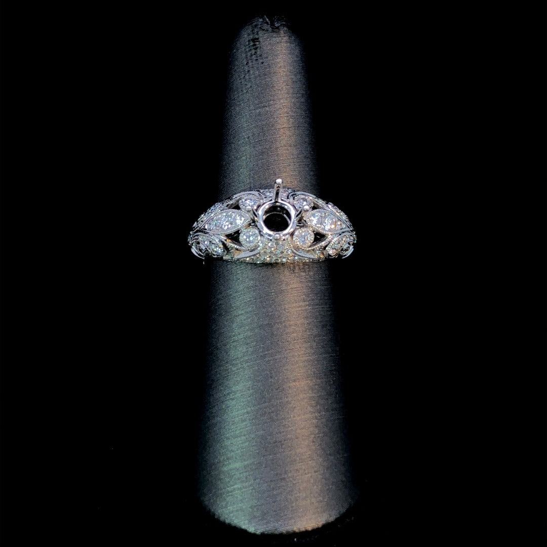 157069 - .51 ctw diamond semi mount