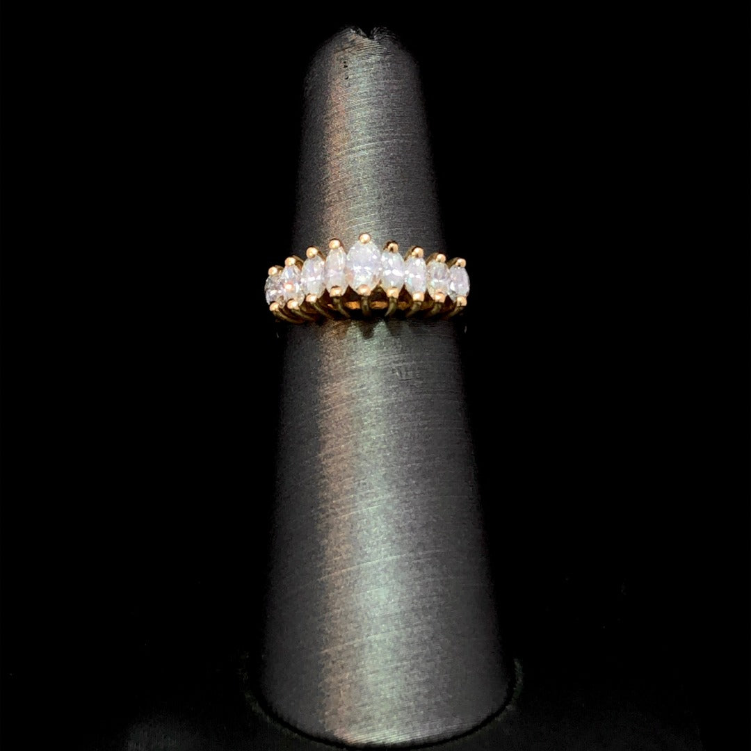 104416 - .88 ctw Marquise Diamond Anniversary Band