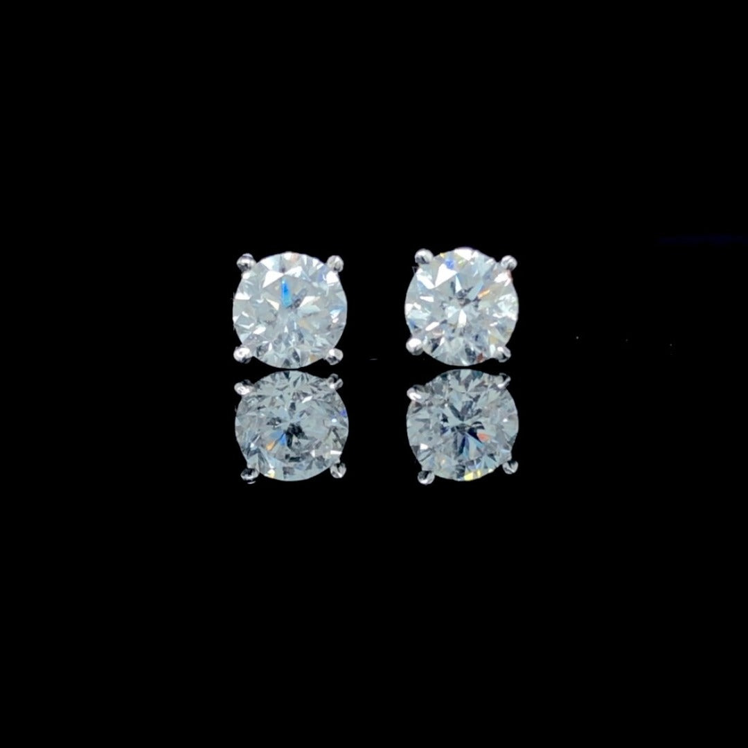 159721 - .97 ctw diamond earrings