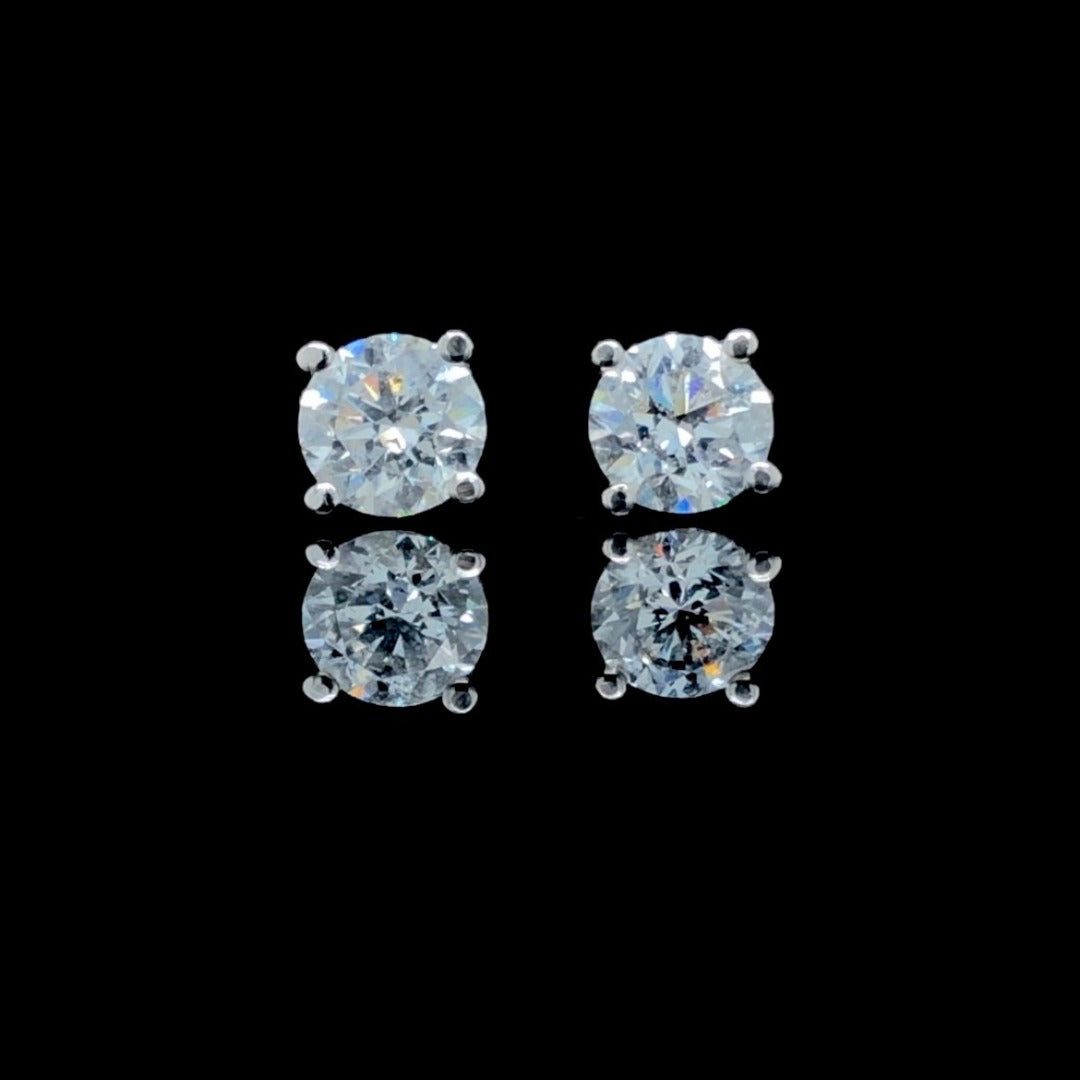 133509 - .93 ctw diamond earrings