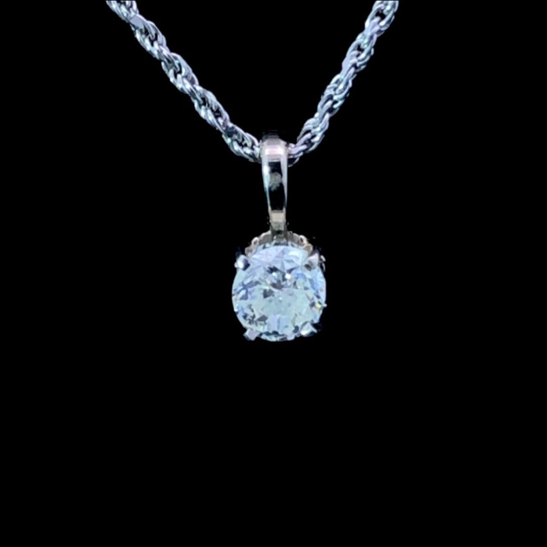 161349 - .49 ct diamond pendant