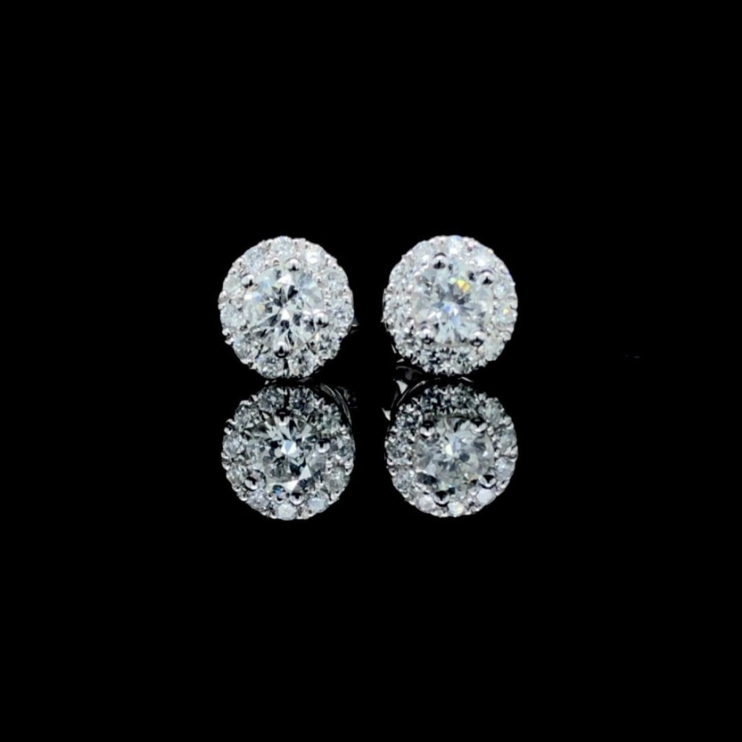 154501 - .49 ctw diamond earrings