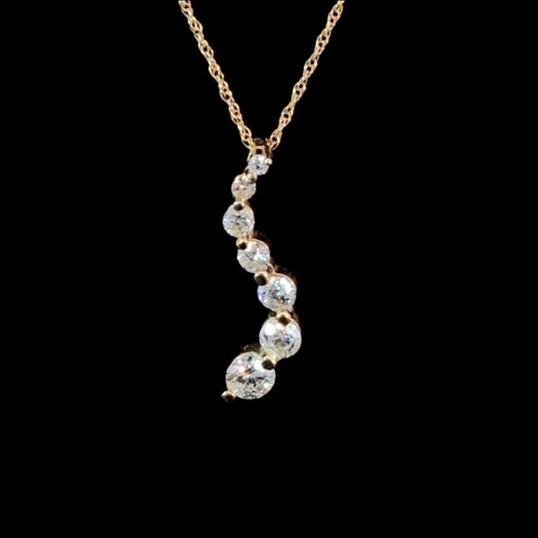 129754 - .50 ctw diamond pendant
