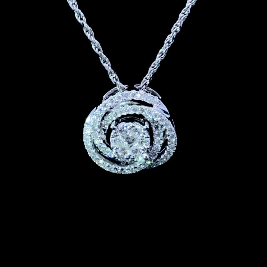160861 - .50 ctw diamond pendant