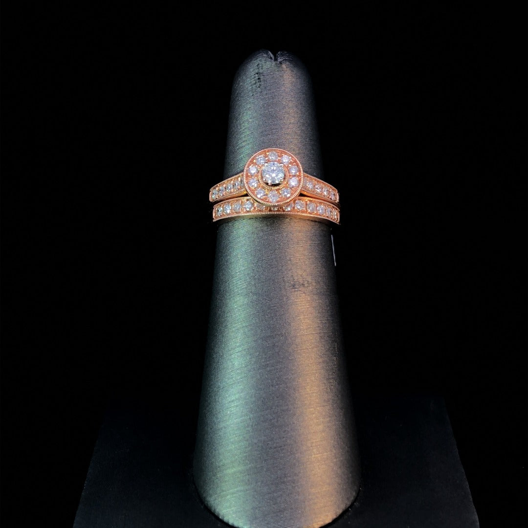 151608 - .52 ctw diamond ring set
