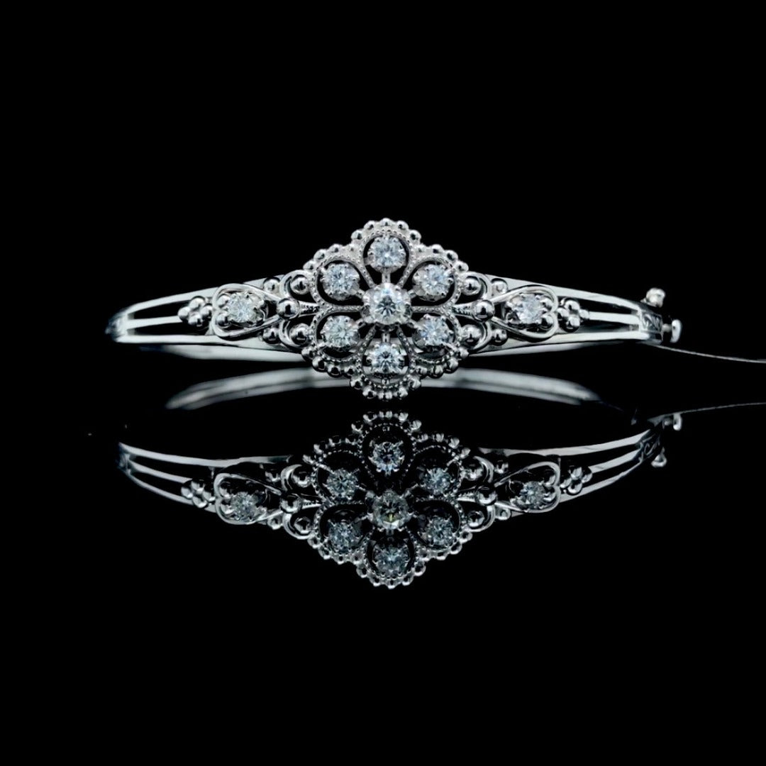 153695 - .58 ctw diamond bracelet