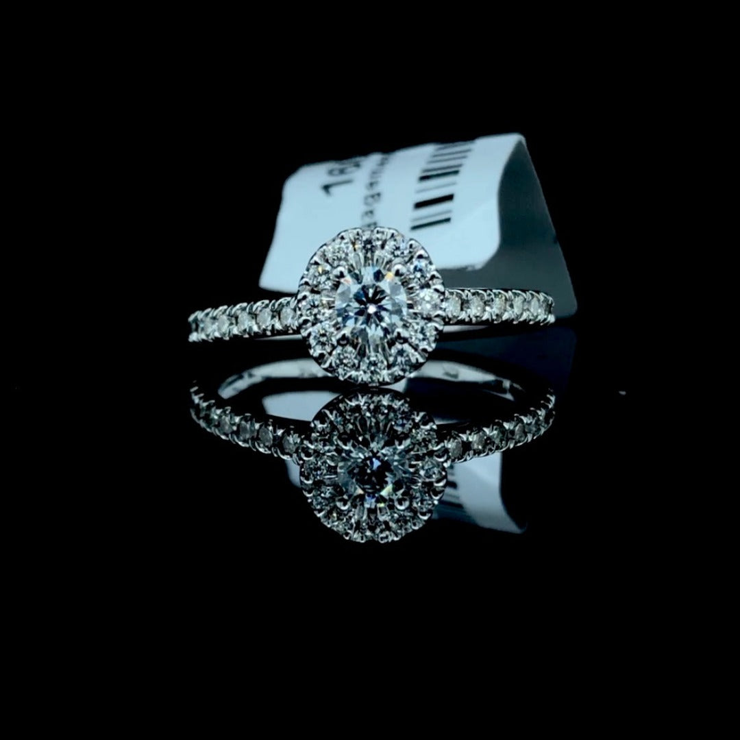 160740 - .82 ctw diamond ring