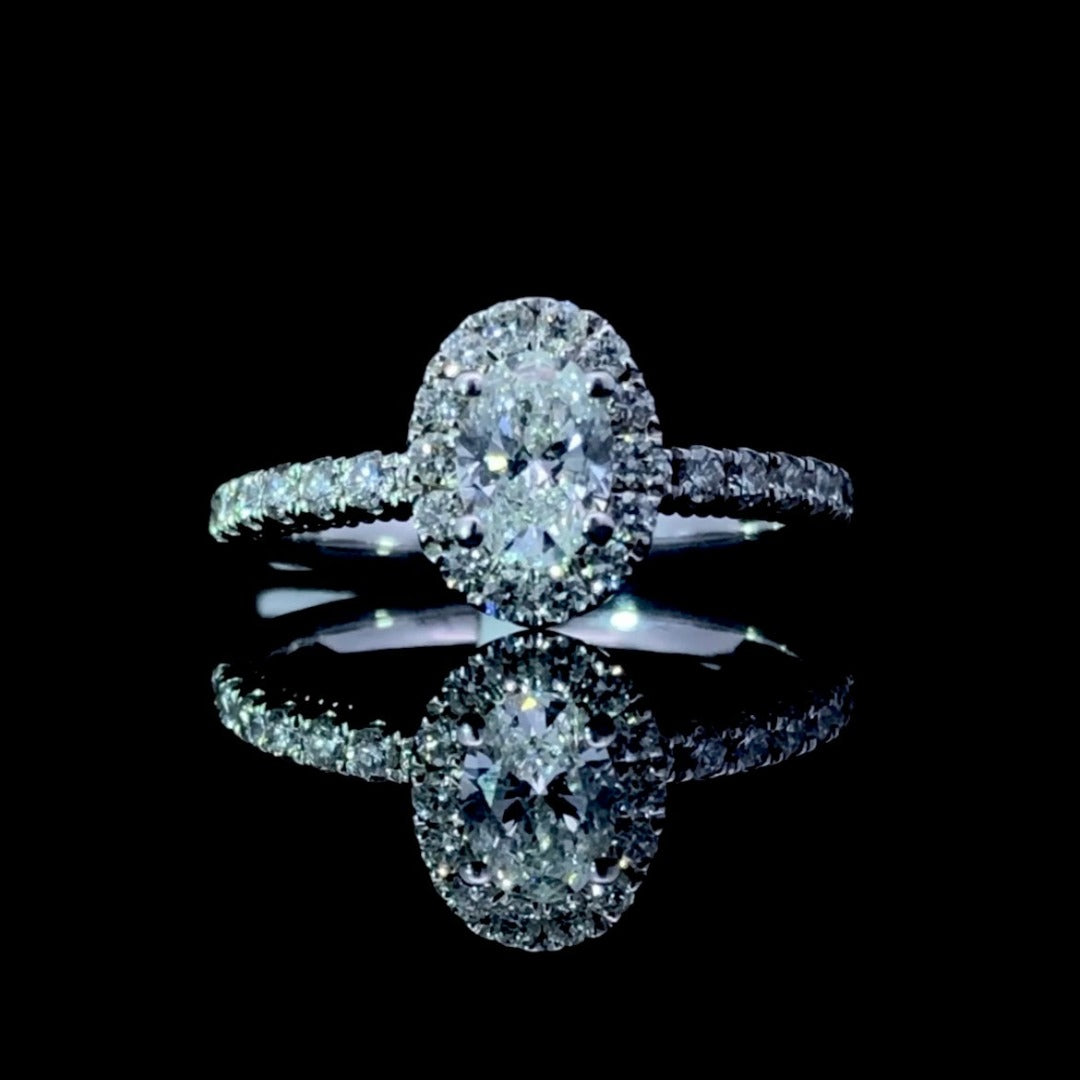 161748 - .93 ctw diamond ring