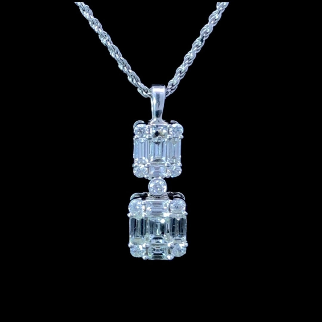 160677 - .93 ctw diamond pendant