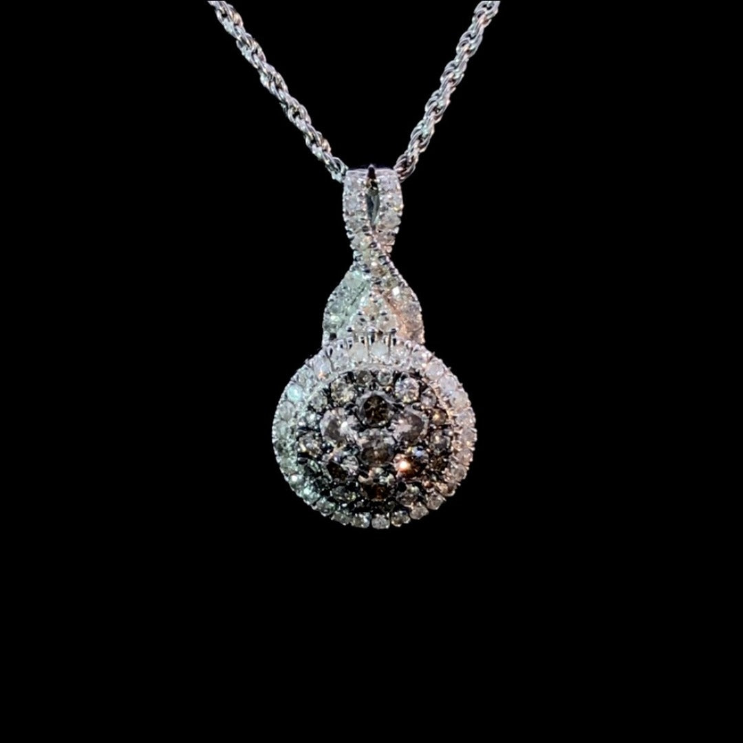 145692 - .78 ctw diamond pendant