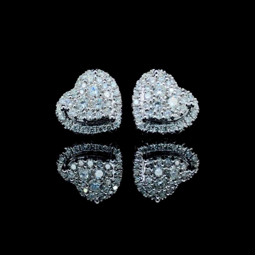 160487 - .84 ctw diamond earrings
