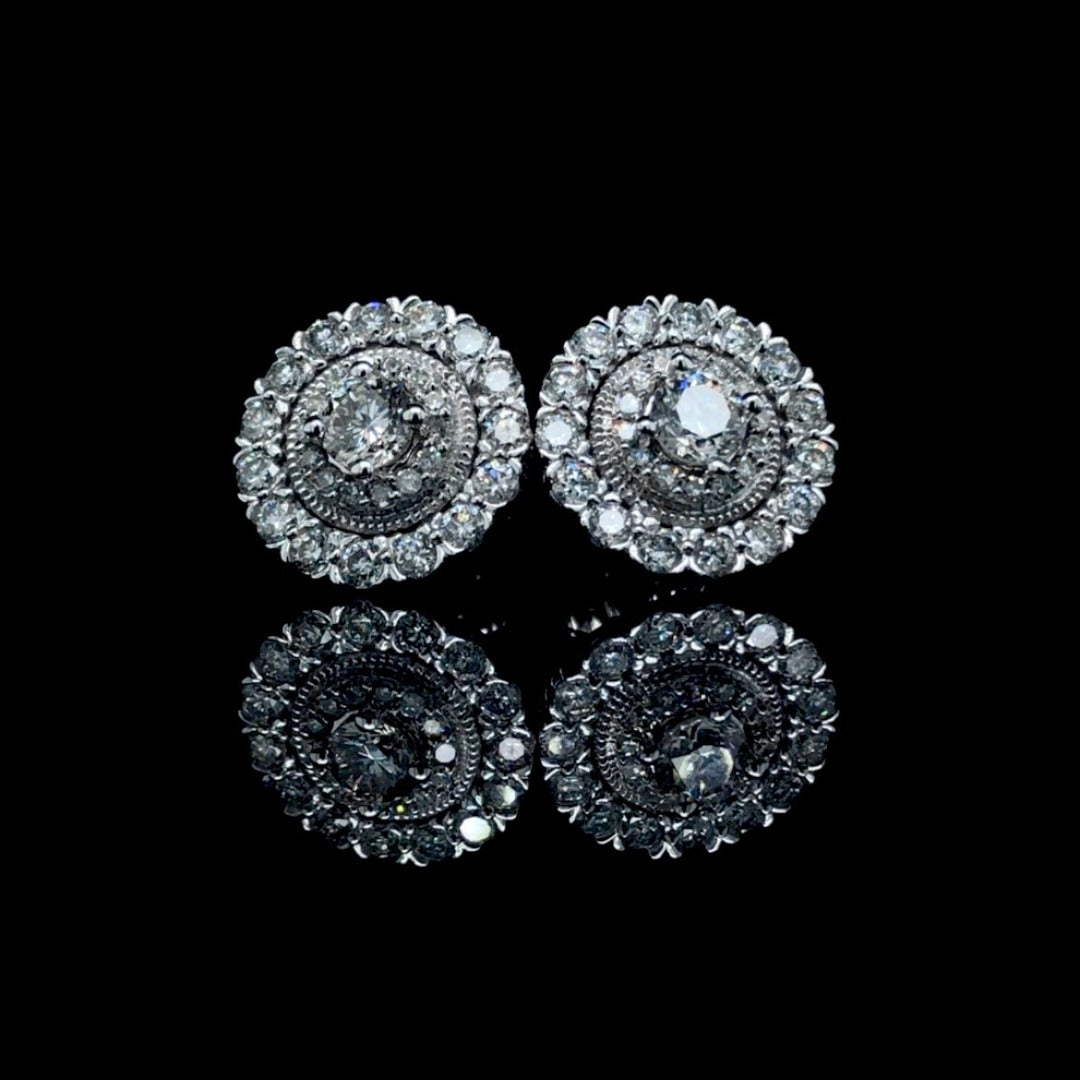 160238 - 1.00 ctw diamond earrings
