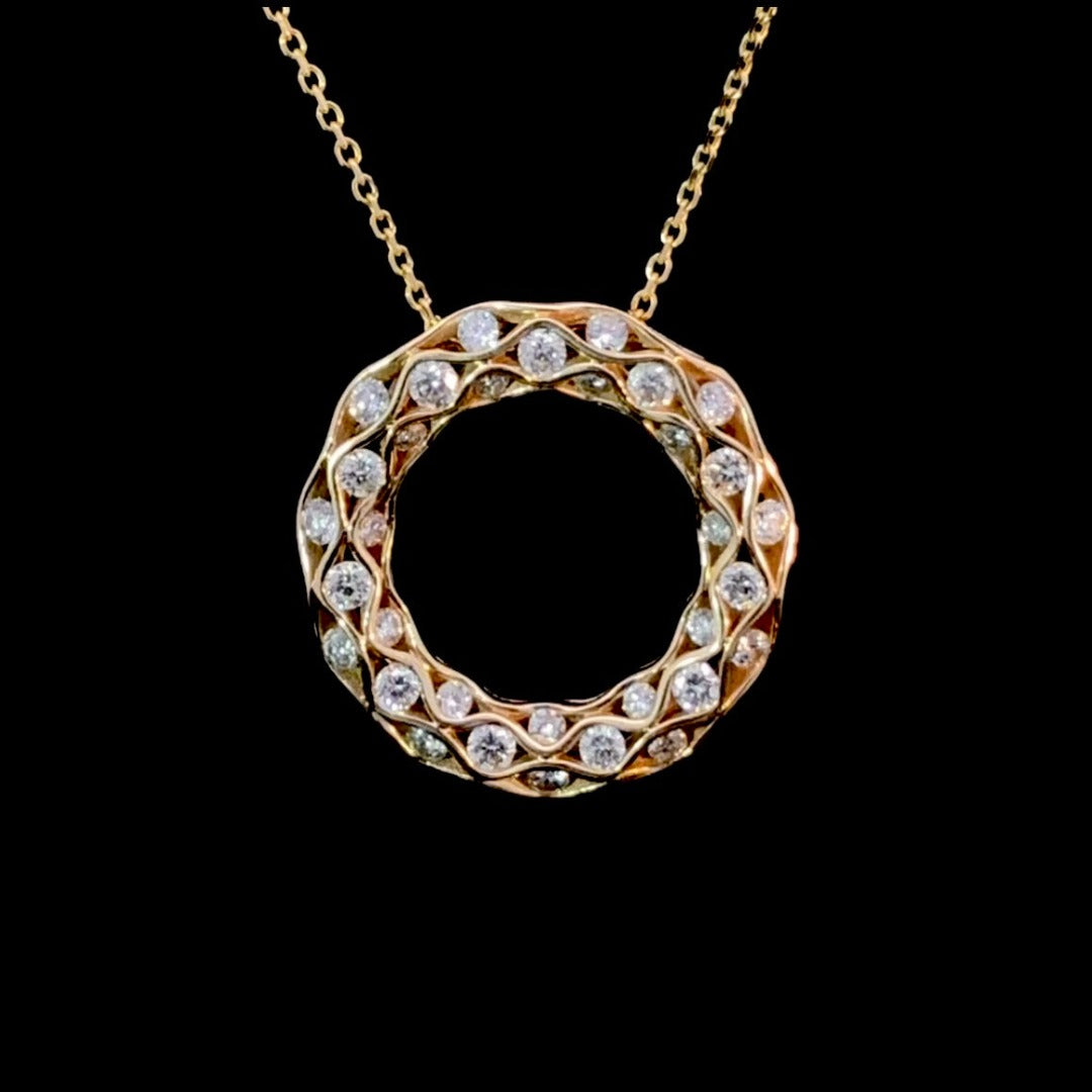 150951 - 1.00 ctw diamond pendant