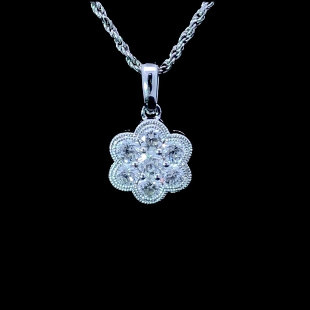 153486 - .47 ctw diamond pendant