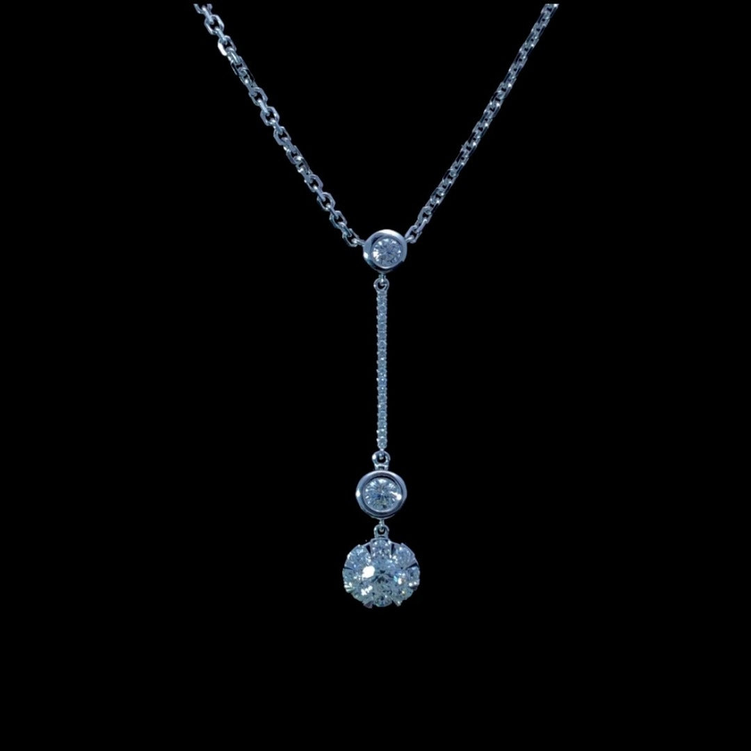 160474 - .67 ctw diamond necklace