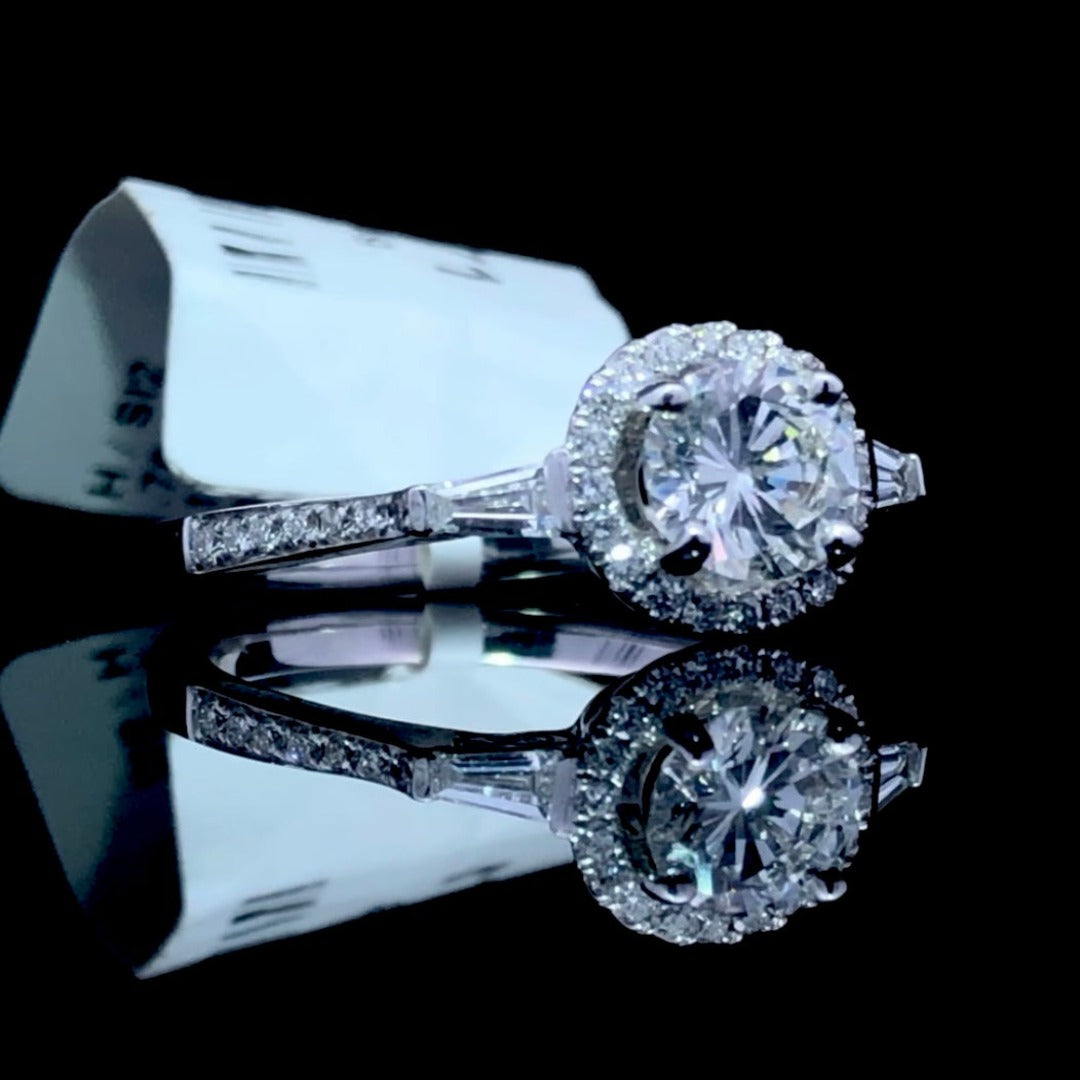 158871 - 1.11 ctw engagement ring