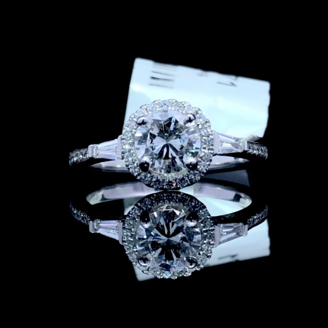 158871 - 1.11 ctw engagement ring