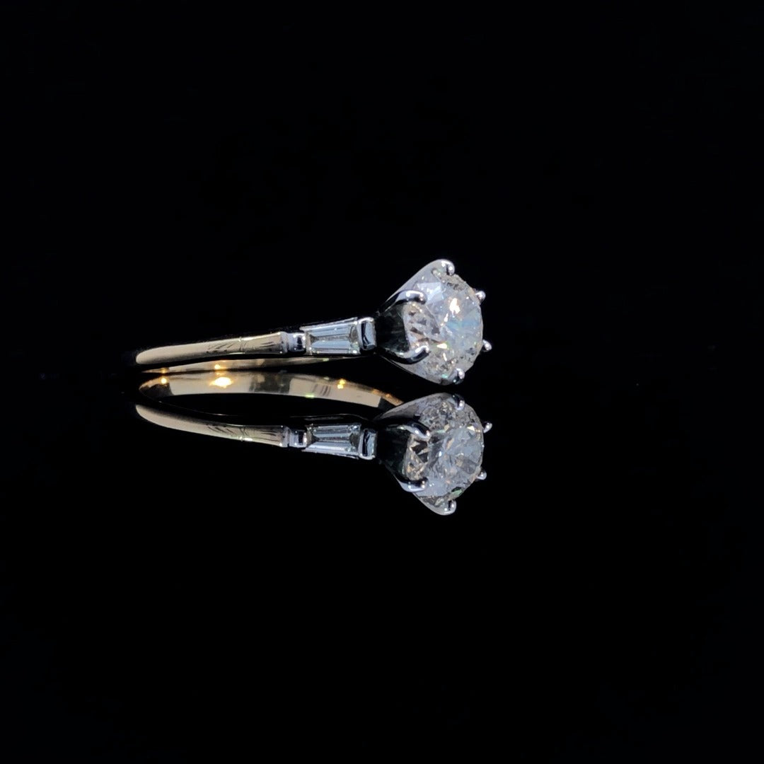 117631 - 1.17 ctw round diamond ring