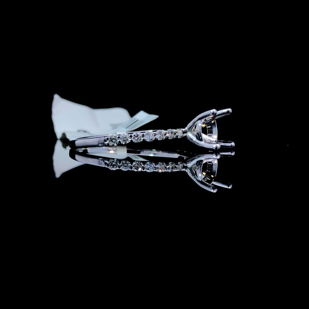 157279 - .21 ctw diamond semi mount