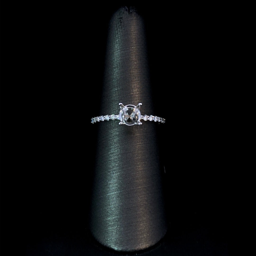 157279 - .21 ctw diamond semi mount