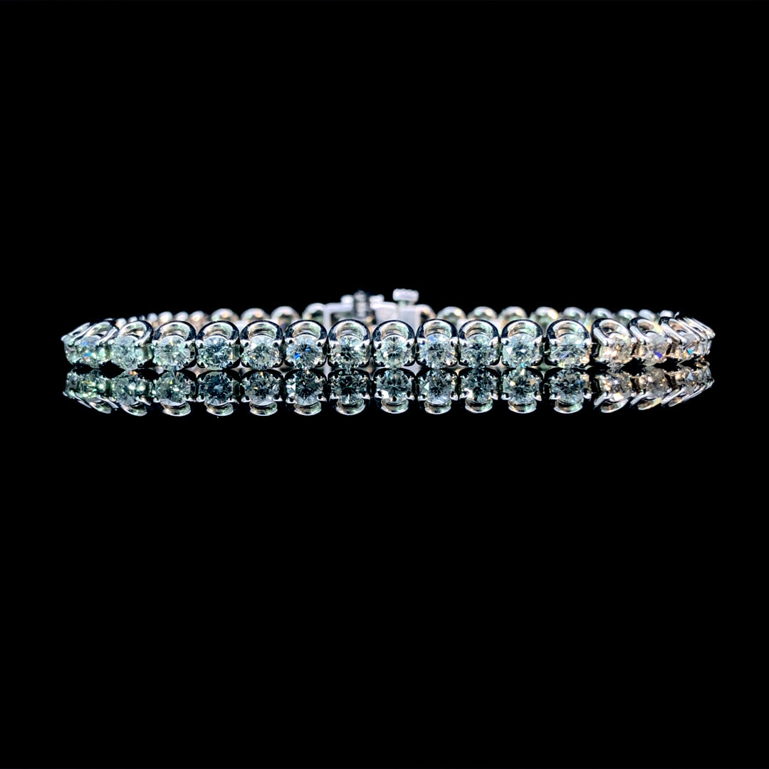 144398 - 5.00 ctw diamond tennis bracelet