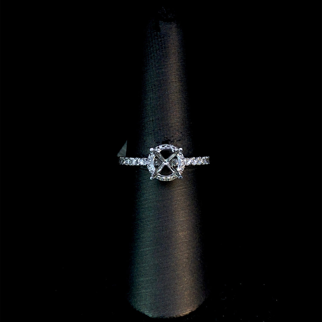 159300 - .38ctw diamond semi mount
