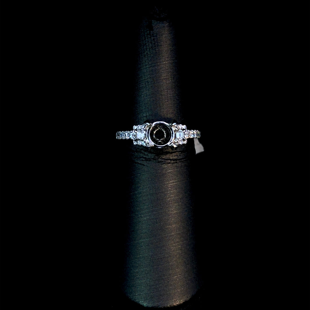 147524 - .41 ctw diamond semi mount