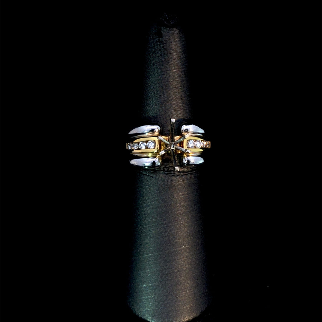 110011 - .24 ctw diamond semi mount