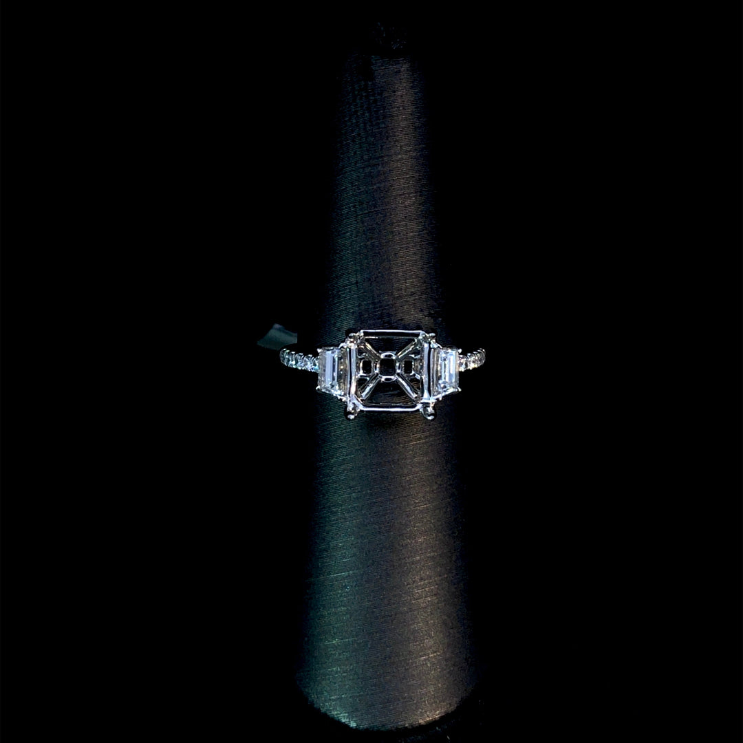 164857 - .69 ctw diamond semi mount