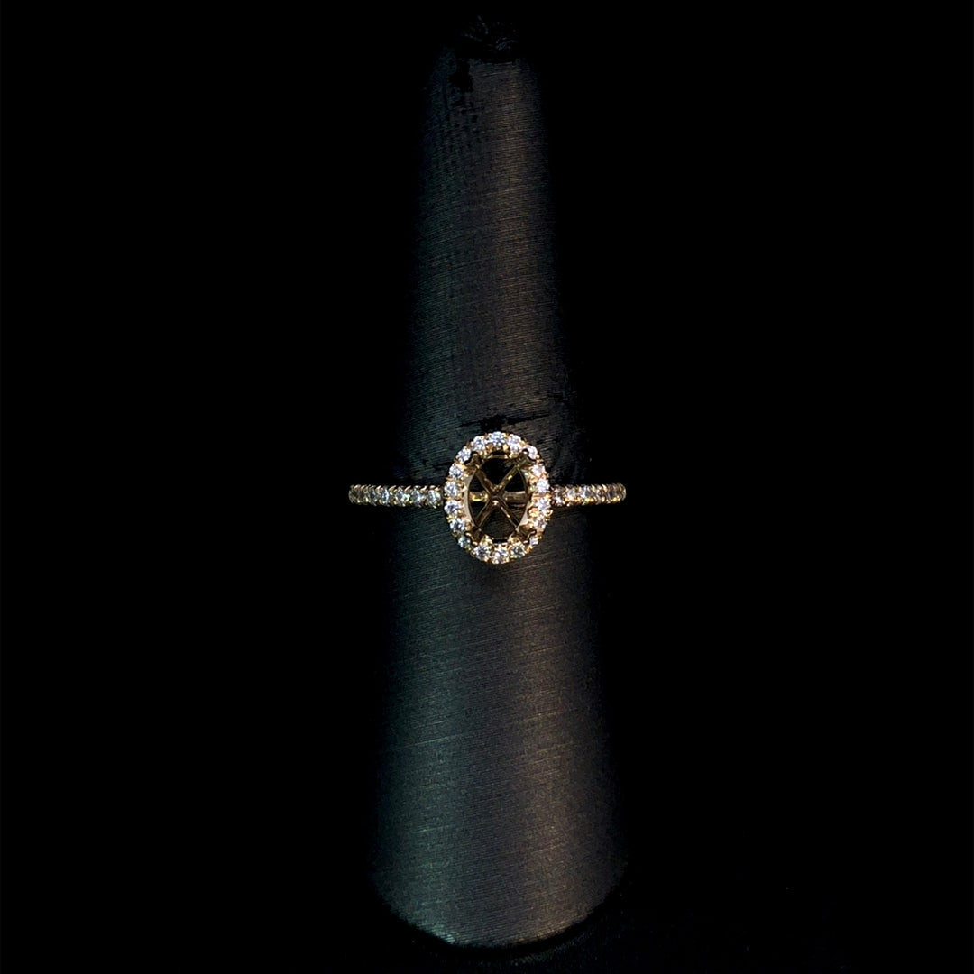 165638 - .32ctw diamond semi mount