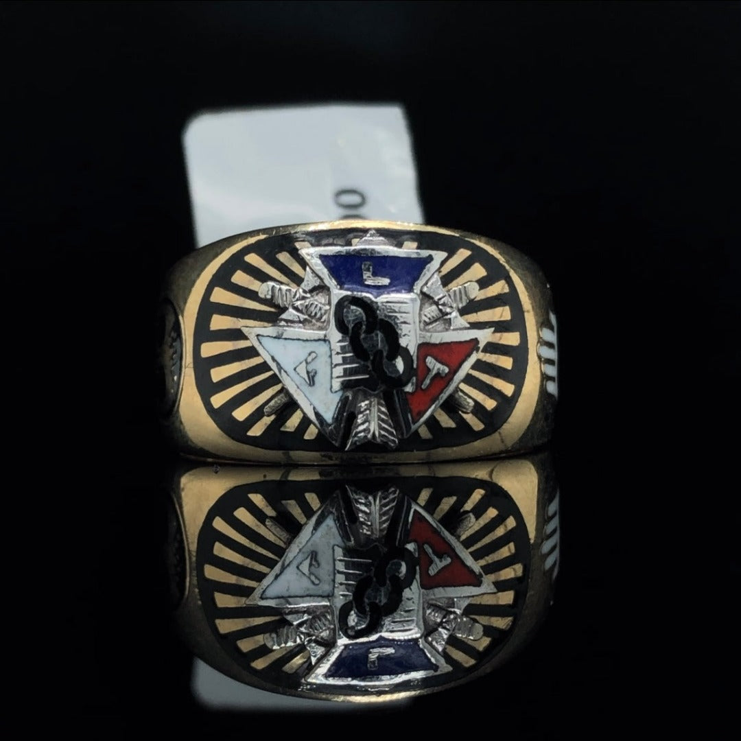 126888 - 10 kt lodge ring