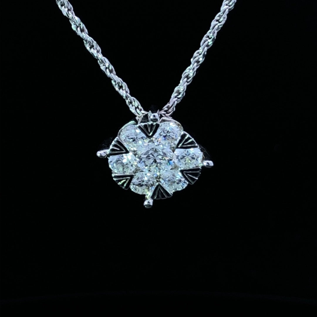 159514 - .85 ctw diamond pendant