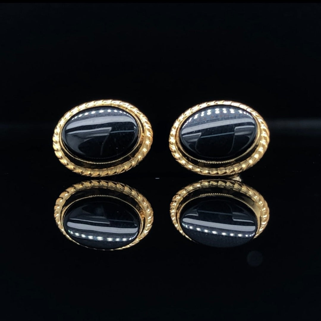 158274 - Onyx earrings