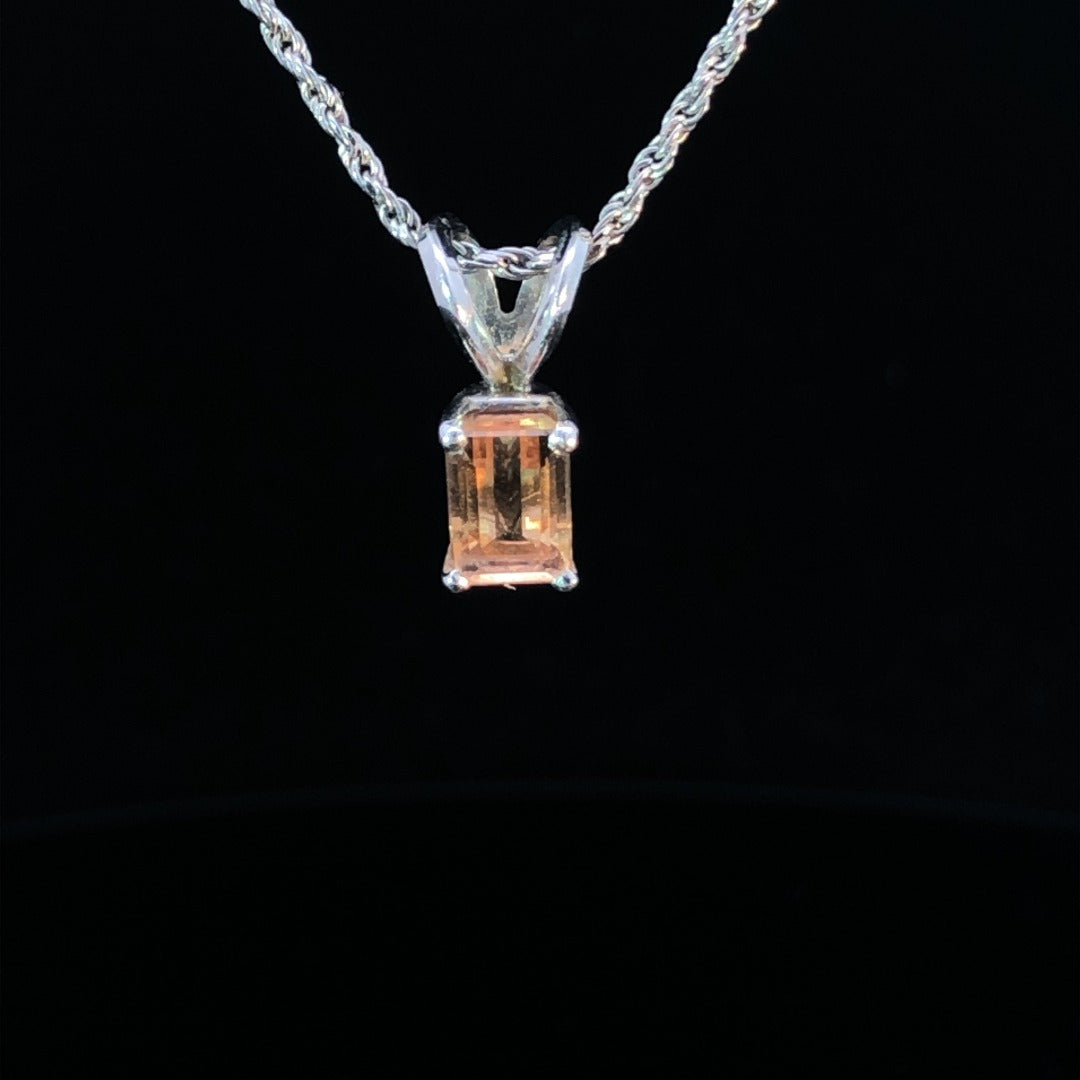 .96 ct Imperial Topaz pendant